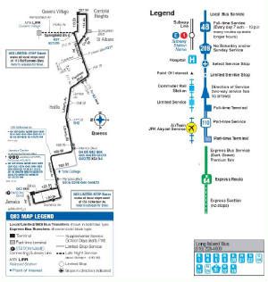 All Directions. . Q83 bus map
